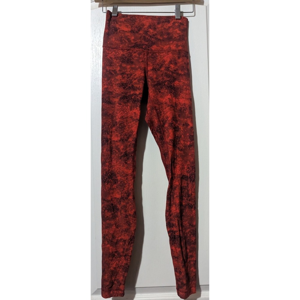 Lululemon Align Pant 28" *Lunar New Year Intricate Oasis Multi Size 4 Gold Logo - Picture 6 of 11